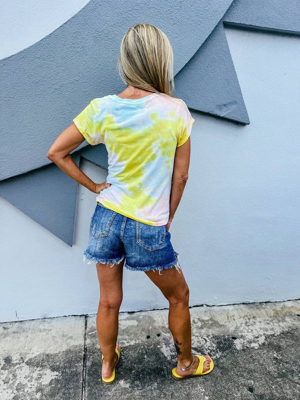 Recycled Karma Havana Tie Dye Graphic Tee - Picture 3 of 7